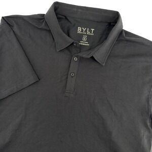 BYLT Premium Basics Lux Polo Shirt Mens XL Short Sleeve
